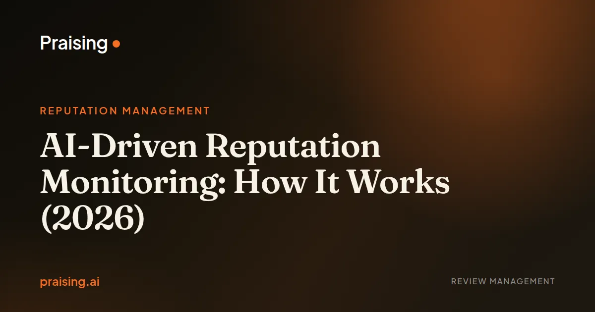 AI-Driven Reputation Monitoring: How It Works (2026)