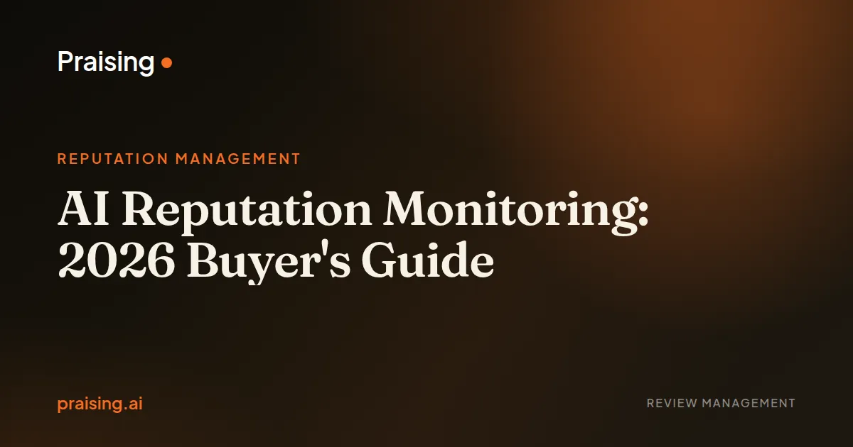 AI Reputation Monitoring: 2026 Buyer's Guide