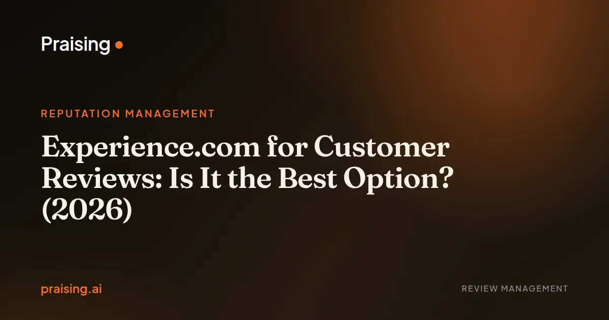 Experience.com: Can It Turn Customer Reviews Into More Business?